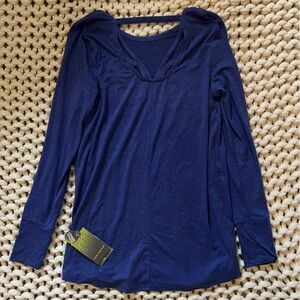 NWT! Womens XS Tek Gear blue/purple athletic drytek top